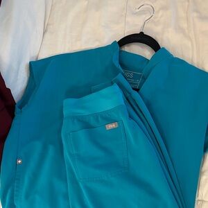 Figs teal/turquoise Scrub Set